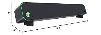 Amazon.com: Mackie 2053722-00 CR StealthBar Desktop PC